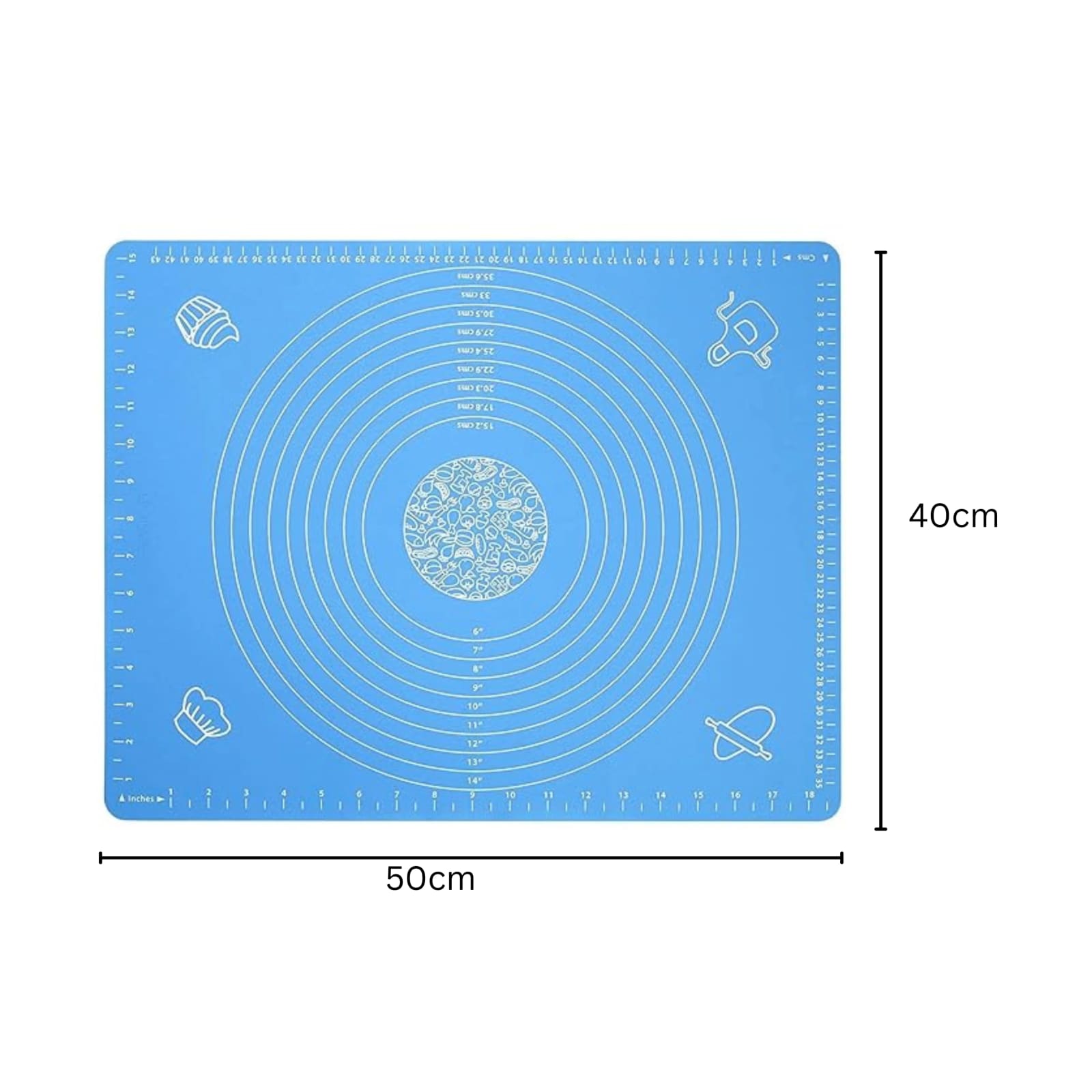 Silicon Colour Baking Mat - Big — view 2