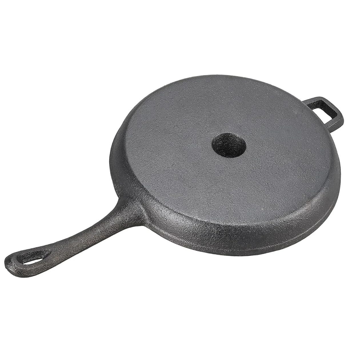 Cast Iron Pan with 8 Pizza Type Slice in Single Pc Boc Packing — view 6