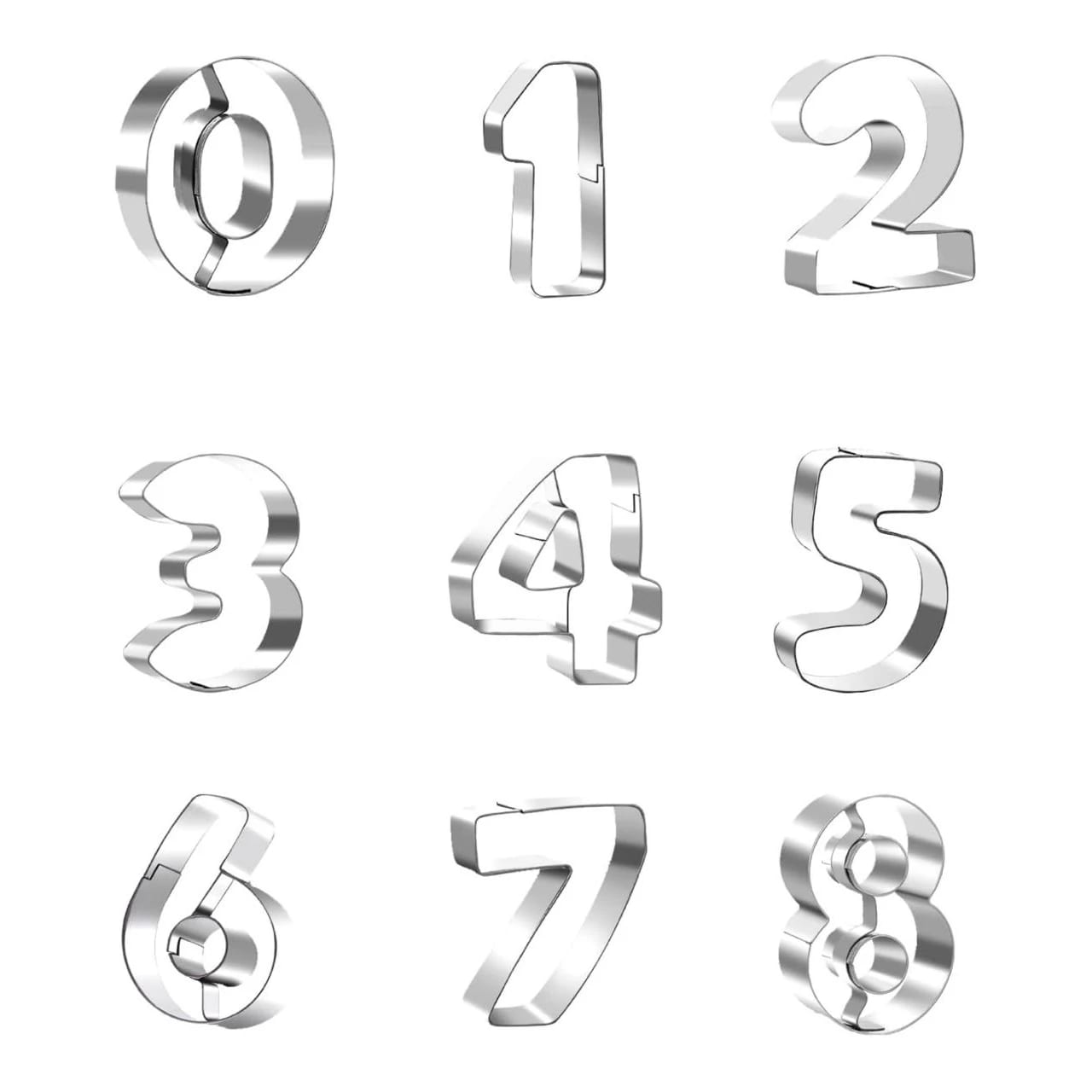 SS Heavy Cookie Cutter 10pp (0-9)