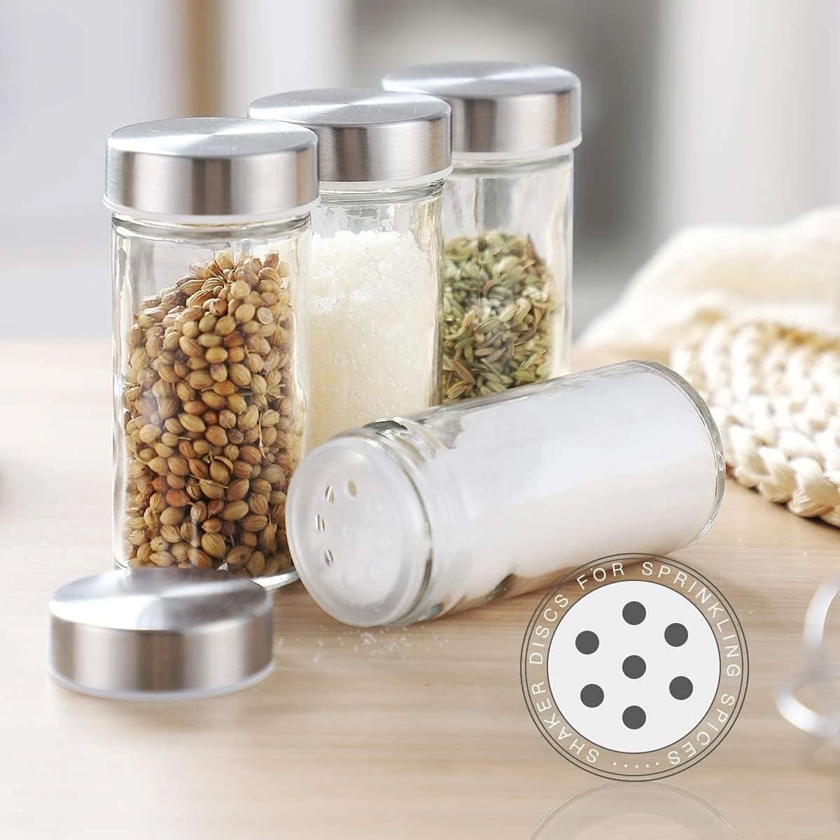 SS Rotating Ingredient Set 12pp (Glass Bottle with SS Cap) — view 4