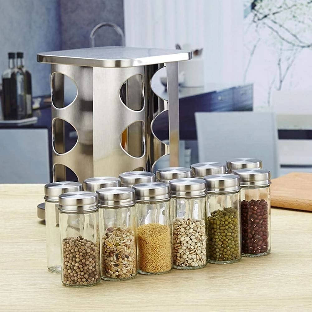 SS Rotating Ingredient Set 12pp (Glass Bottle with SS Cap) — view 7