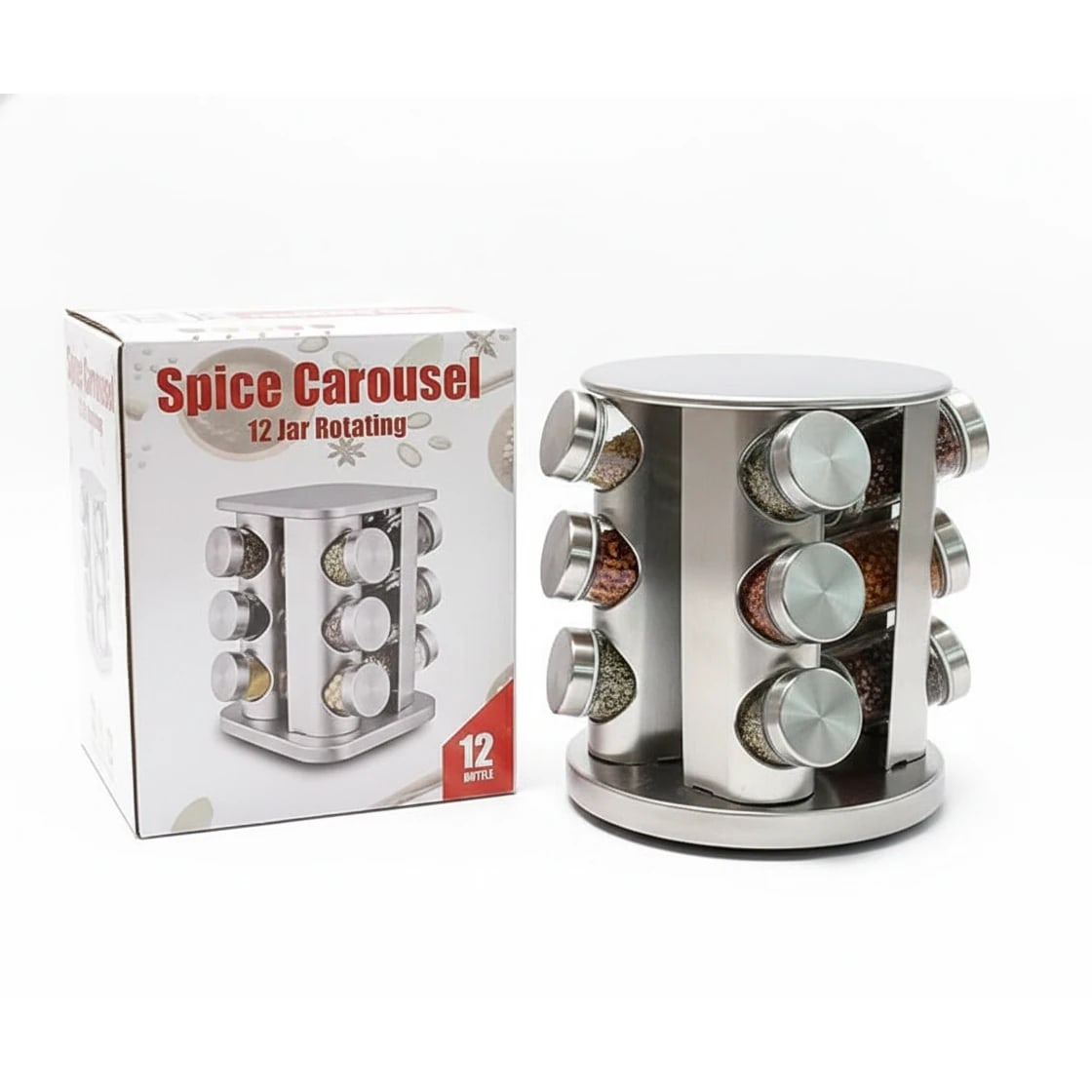 SS Rotating Ingredient Set 12pp (Glass Bottle with SS Cap) — view 10