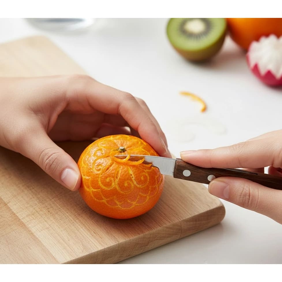 Wooden Handle Kitchen Carving Knife 102 — view 3