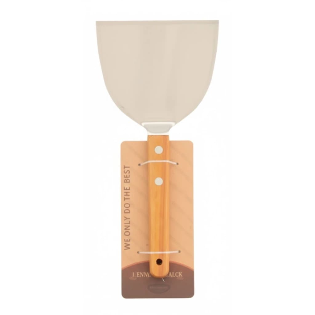 Wooden Flat Handle SS U Shaped Lifter Big - No.28