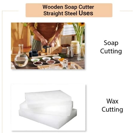 Wooden Handle Dough Scraper with Markings 15cm — view 5