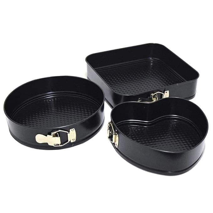 Mix Teflon Coated Cake Mould 3pc/set with 7cm Depth - 20,22,24cm — view 10