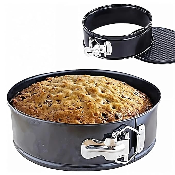 Round Teflon Coated Cake Mould 3pc/set with 7cm Depth - 18,20,22cm Wide — view 3
