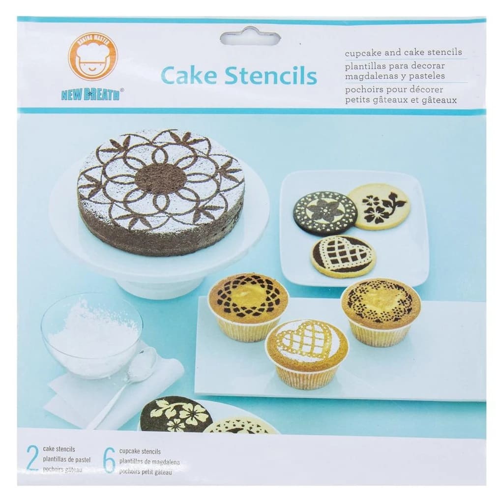 Assorted Cake + Cup Cake Design Stencil Paper — view 4