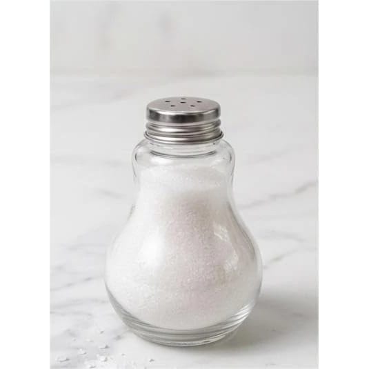 VAMA Glass Bulb Shaped Salt Shaker - Transparent — view 6