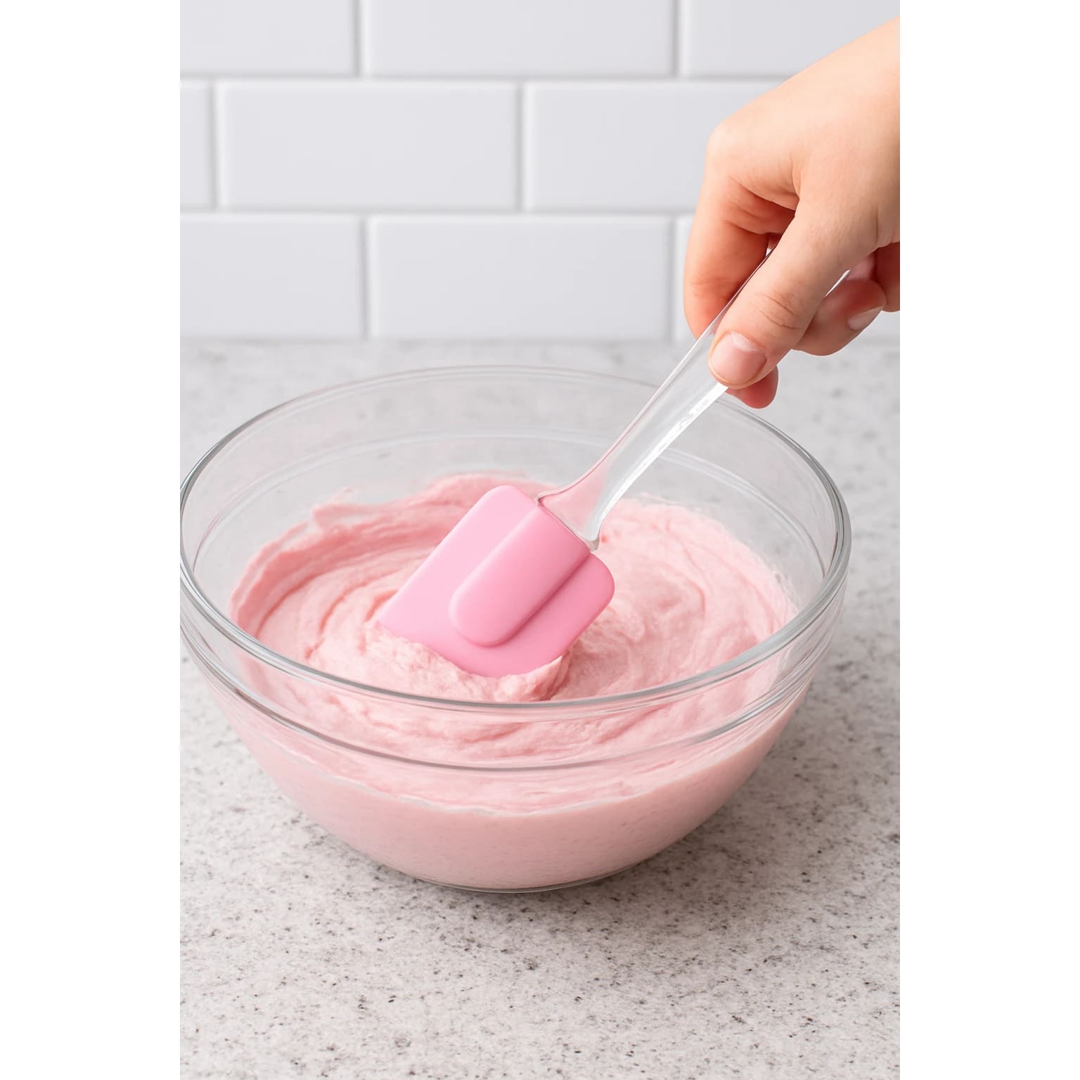 Acrylic Handle Silicon Spatula 25cm — view 3