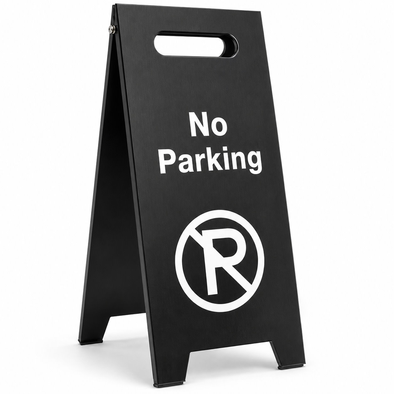 Black Metal Sign Board - No Parking — view 7