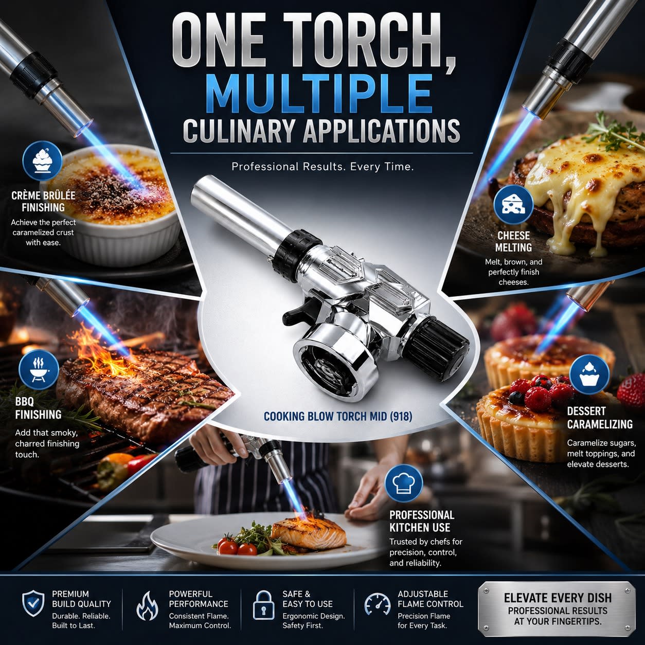 Cooking Blow Torch Mid (918) — view 3