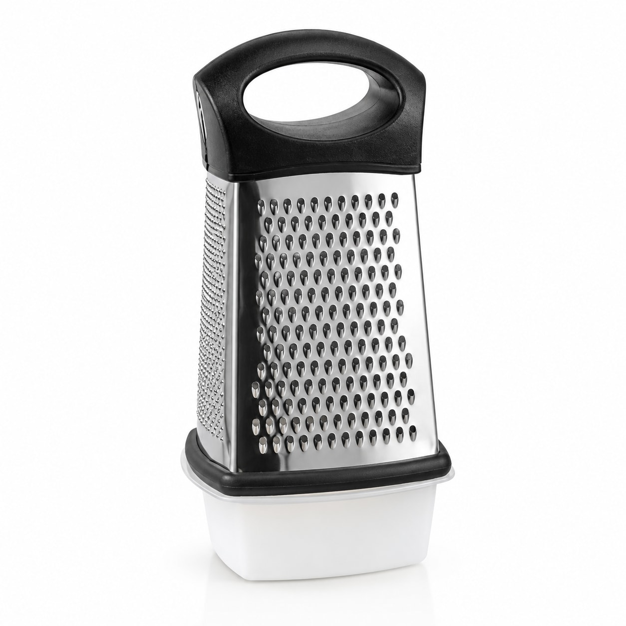 SS 4 Sided Grater with Black Handle — view 4