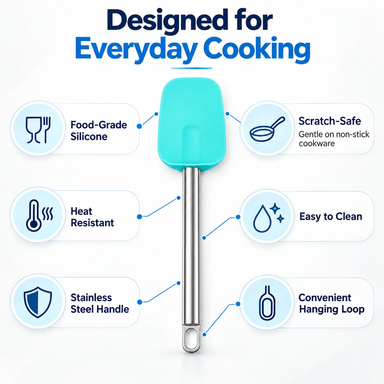 SS Handle Silicon Ladle Big — view 3