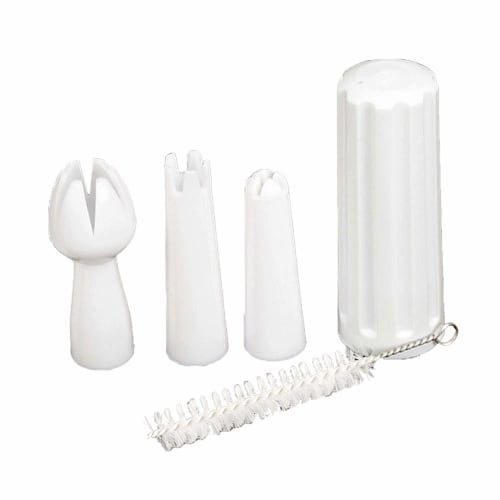 Spares for Cream Whipper - 5pc Accessories Set (3 Nozzles + 1 Cap + 1 Brush)