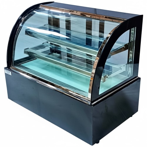 Electric Cold Showcase Black Curved Model 90cm - Small