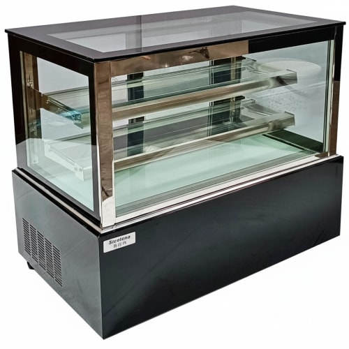 Electric Cold Showcase Black Straight Model 90cm - Small