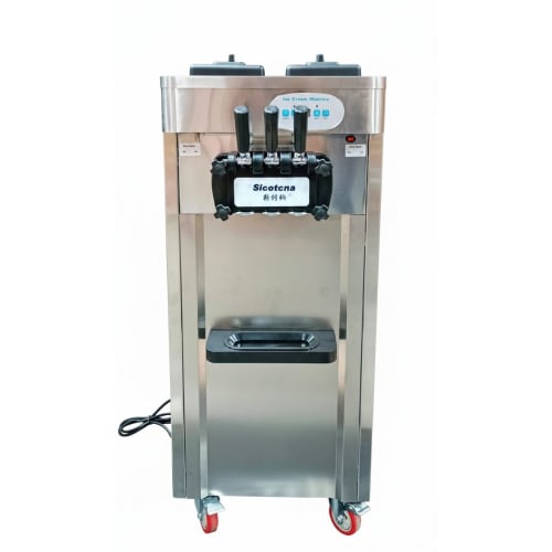 Electric SS Softy Machine - Single Compressor (3 Nozzles)