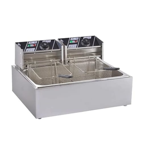 Electric Deep Fryer 16L Double Head - Horizontal Compartment