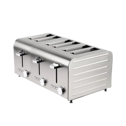 Electric Commercial 6 Slice Eco Pop-Up Toaster