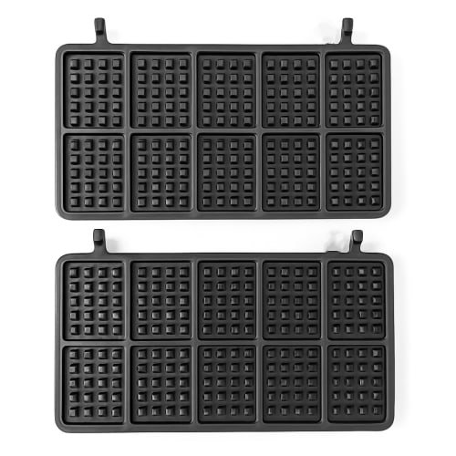 Spares for Electric 10 Slot Rectangle Waffle Maker - Up + Down Plate