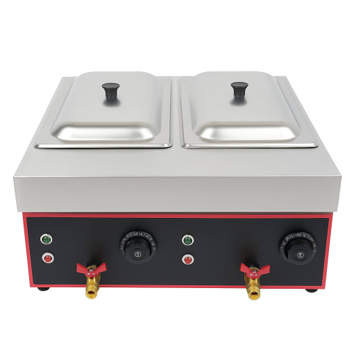 Electric Pasta/Noodle Boiler 4 Compartments with Taps - Premium