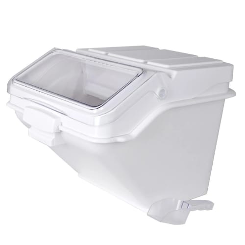 Plastic Ingredient Bin with PC Grain Scoop — 47L