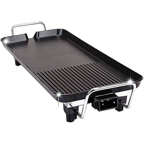 Electric Rectangle Barbeque Grill Tawa Plate — Big
