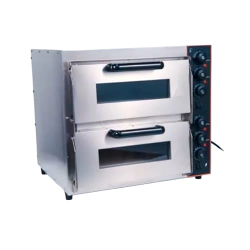 Electric Pizza Oven 2 Deck 2 Tray with 2 Stone - 2AMS (Stone Size: 20x20 inch.)