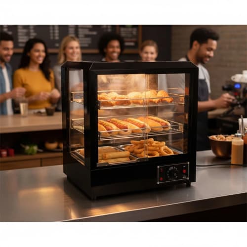Electric 3 Layer Black Warming Showcase - Straight Model