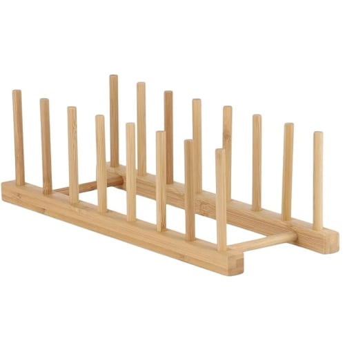 Wooden Multipurpose Bamboo Rack — 7 Slots