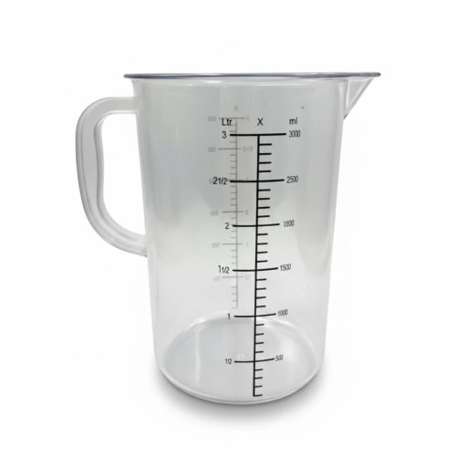 PC Jugs with Measurements — 3000ml