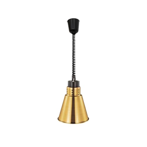 Electric Food Lamp Warmer - V Shaped Hanging Model — Gold