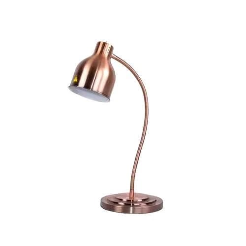 Electric Food Lamp Warmer - Tiltable U Shaped Standing Lamp (Height: 86cm) — Rose Gold