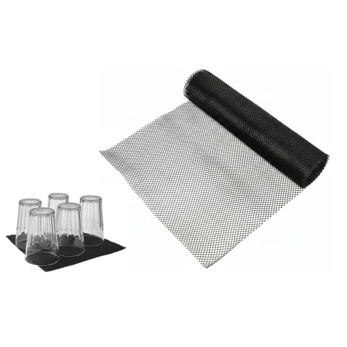 Plastic Bar Mesh Liner - Black ( 1 Carton: 2 Roles ) — Small Carton