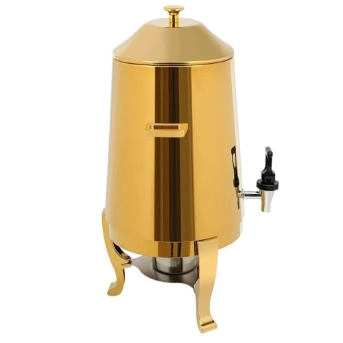 Full SS Tea/Coffee Urn Dispenser 12L - Hot Gel Based — Gold