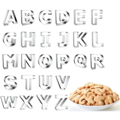 SS Heavy Cookie Cutter 26pp (A-Z)