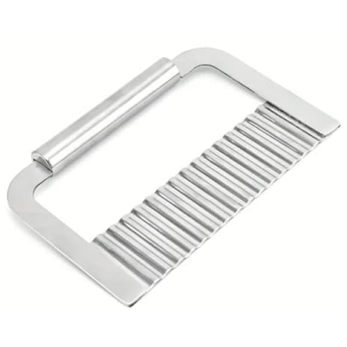 D Shaped Full SS Crinkle Cutter/Waving Knife
