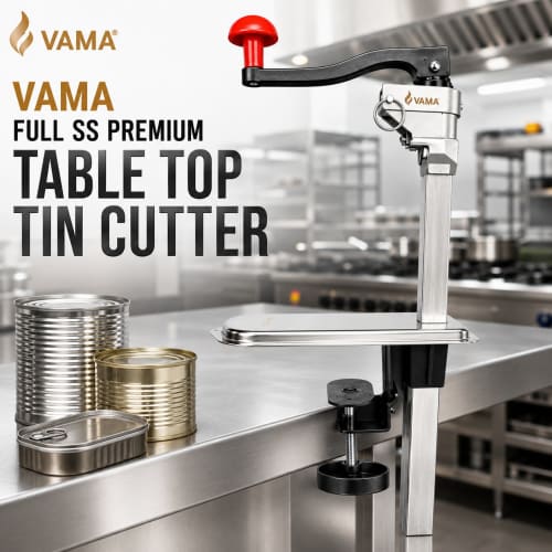 VAMA Full SS Premium Table Top Tin Cutter