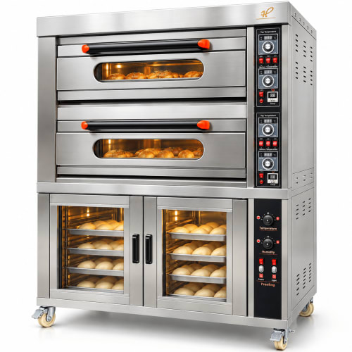 Electric COMBI Oven with 10 Tray Proofer - 2 Deck 4 Tray (16.2 kW | 380V)