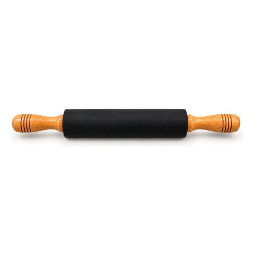 Wooden Handle Silicone Rolling Pin (Belan) — Big