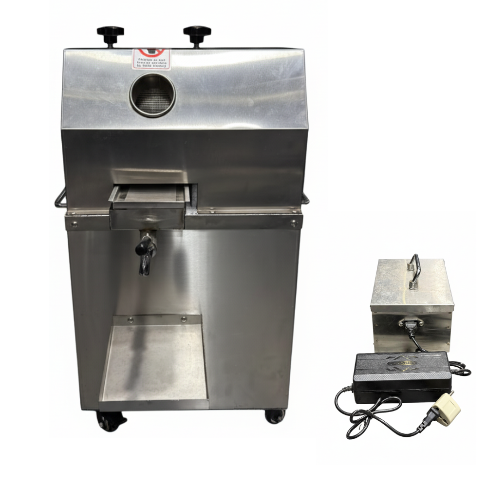 Electric 2 in 1 Sugarcane Machine with 100% Copper Motor & Rechargeable Battery Feature