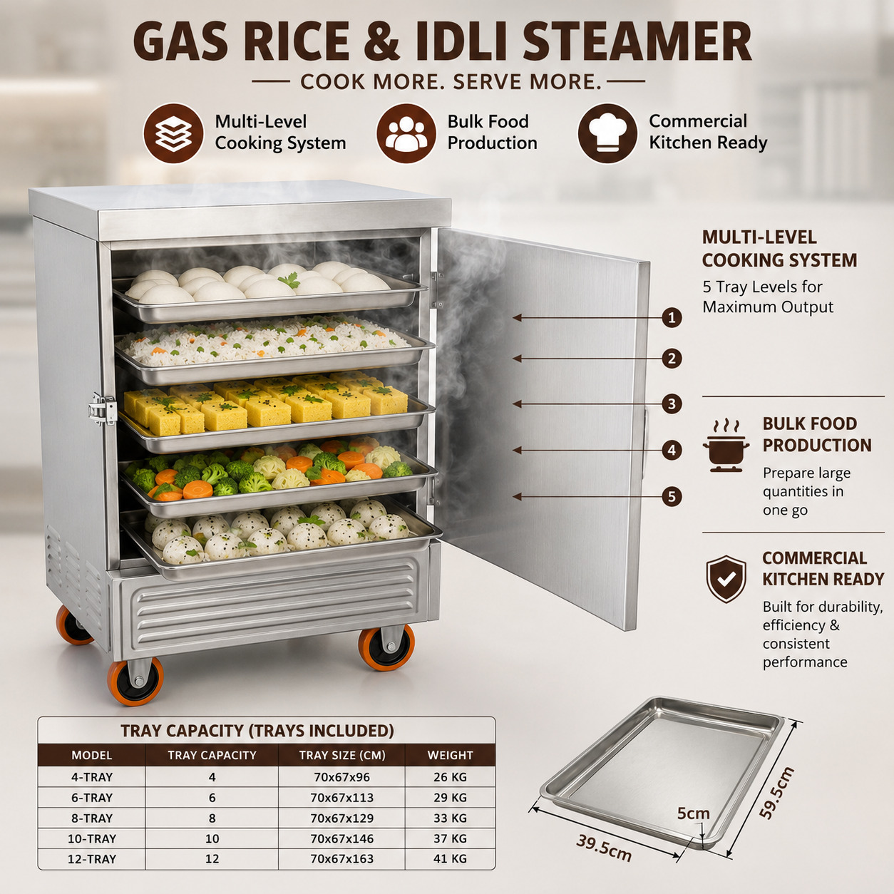 Gas Rice Steamer