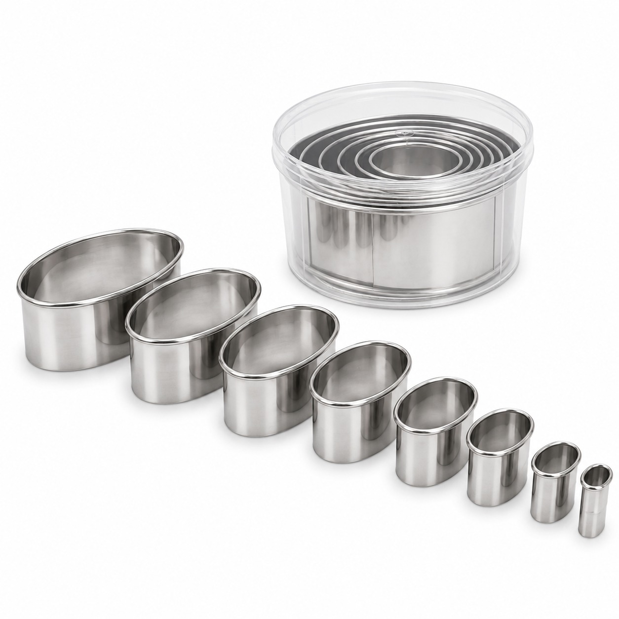 SS Heavy Cookie Cutter Oval without Teeth 8pp — view 7