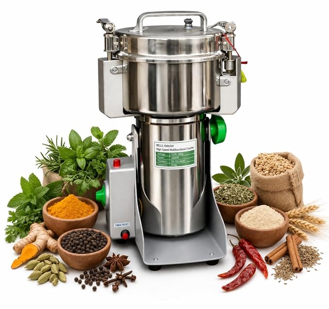 Electric Sensor Based Dry Masala Grinder