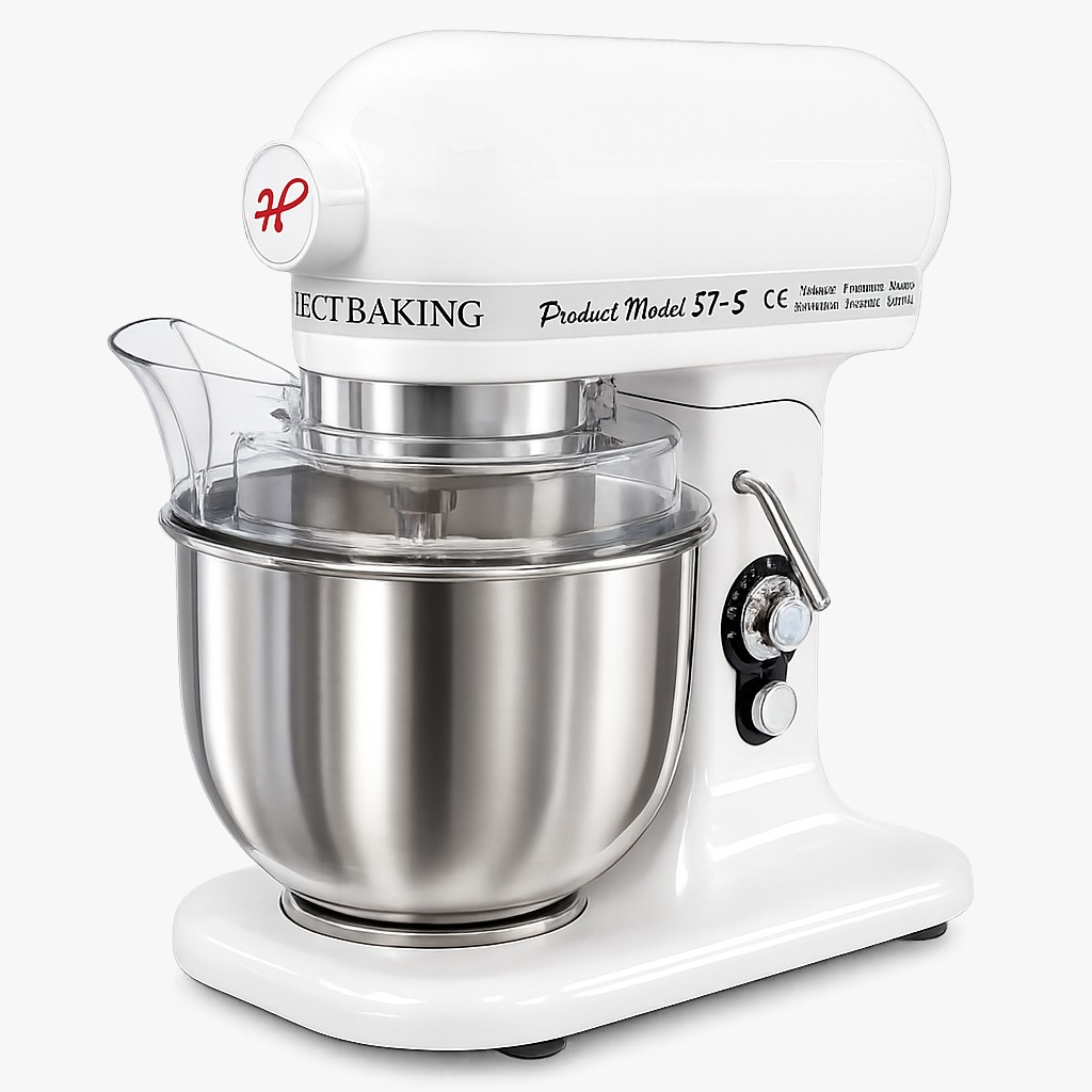 Electric Planetary Mixer with 3 Whisk Attachments & Safety Guard - Black Body | Gear Model