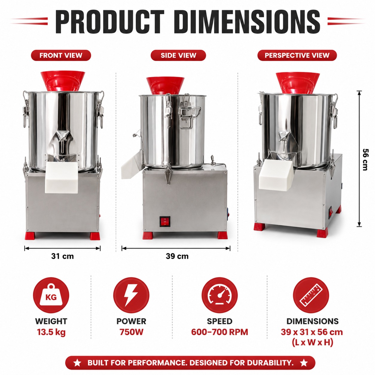 Regular Electric Commercial Vegetable Cutter — view 5
