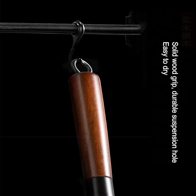 Wooden Handle Iron Pan — view 7