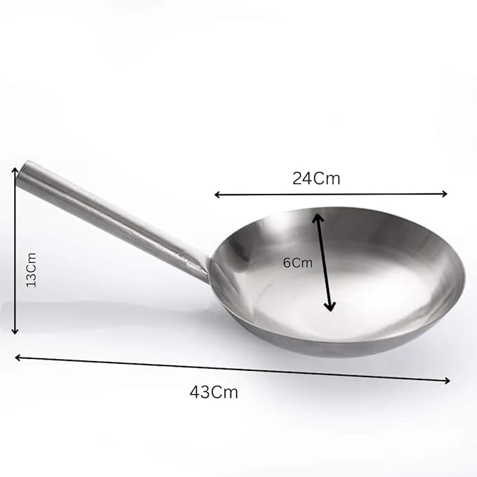 Full SS Wok — view 2