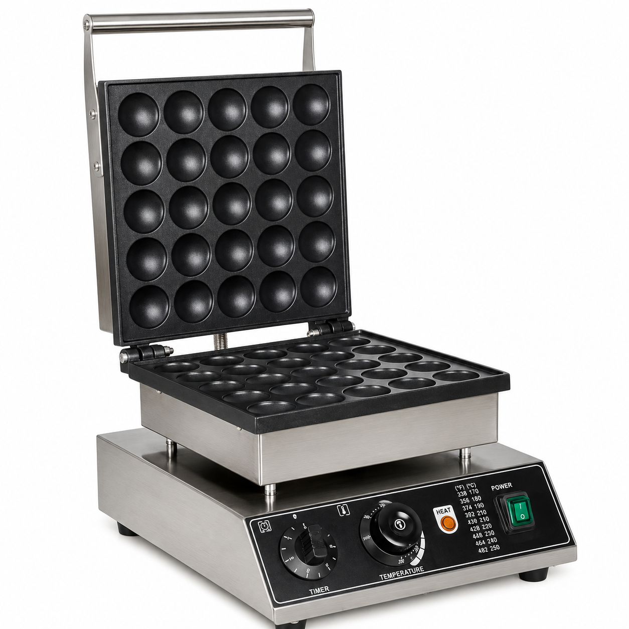 Electric Pancake/Mini Idli Maker with Bottom + Top Plate 25 in 1 — view 3